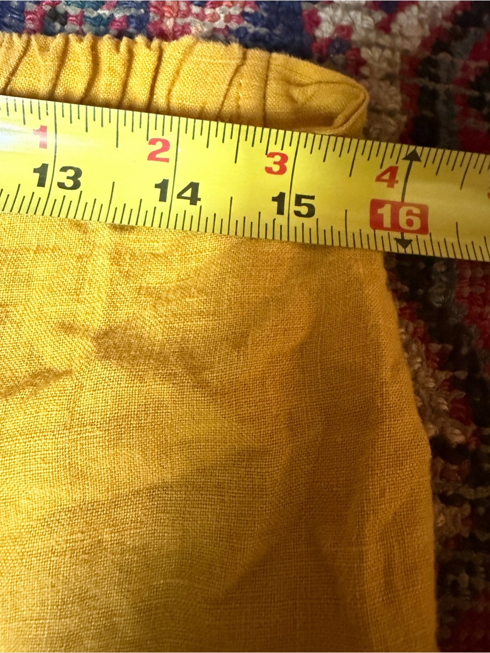 bryn Walker Golden Yellow Elastic Waist Pants Large - Picture 5 of 8